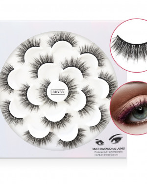 Own brand mink eyelashes lashbook packaging private label mink eyelashes book 10 Pairs lashes Book packaging