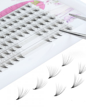 2D 3D 4D 5D 6D Long Stem 0.07 Eyelash Extension Fans Premade Volume Fan Lashes volume Eyelash Extensions