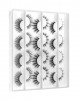 12 Pairs 6D lashes Faux Mink Eyelashes Fluffy Natural Look False Eyelashes Wispies Long Extension Eyelashes Pack Makeup Thick Fake Eyelashes Soft Reusable Lashes