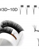 Wholesale Trays Private Label Faux Mink Silk Volume Lashes Individual Mink Eyelash Extension 0.05/0.07/0.10mm 5-25mm C