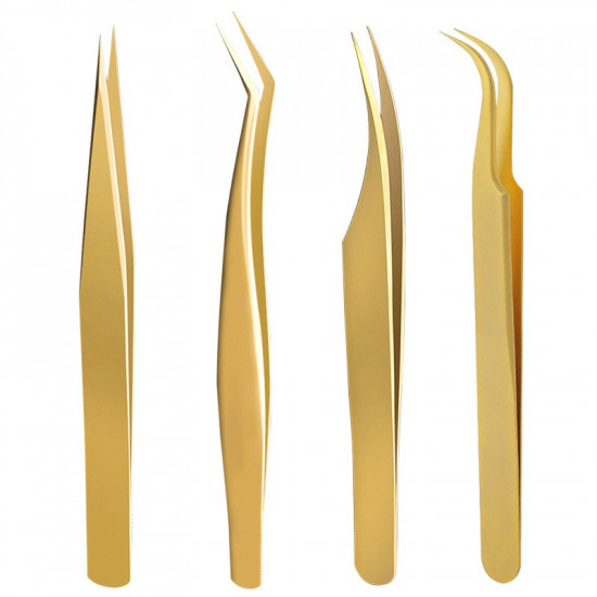 Ombre Custom Lash extension tweezers gold lash extension logo design tweezers eyelash extension eyelash tweezers