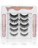 Magnetic eyelashes 3D Faux mink, with 15ml eyeline, tweezers