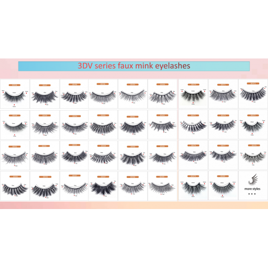 3DV popular lashes in 2023 lashes catalog silk lashes