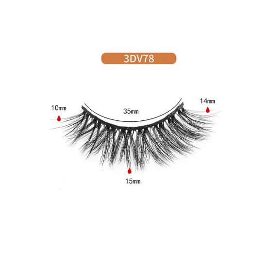 3D Synthetic Silk Eyelashes Lashes