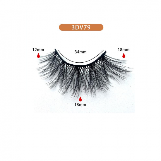 3D Synthetic Silk Eyelashes Lashes